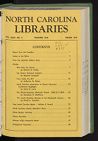 North Carolina Libraries, Vol. 31,  no. 2